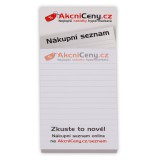 magnetka se samolepicícm bločkem