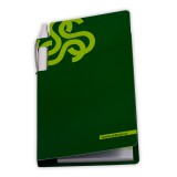 Samolepicí bloček v přebalu s propiskou